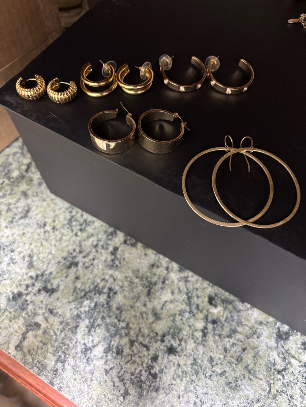 Gold Hoop Earrings Set - Classic Women’s Fashion Hoops